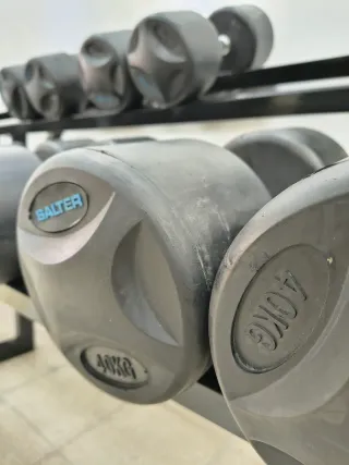 Mancuernas SALTER 20-40kg (11 parejas)