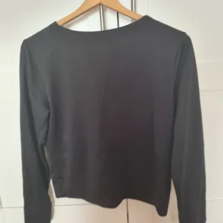 Blusa Zara Negra con Lentejuelas