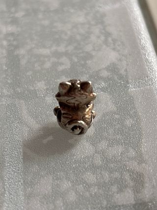 Pandora Charm Gato con Ovillo Plata