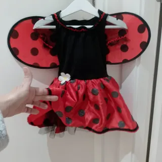 Disfraz Mariquita Niña 2 Años