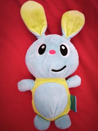 Peluche Gusiluz azul y amarillo