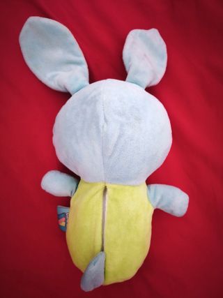 Peluche Gusiluz azul y amarillo