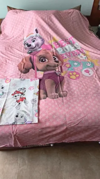 Funda Nórdica Patrulla Canina Rosa