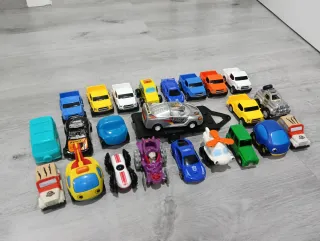 Lote 24 coches de juguete