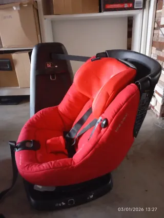 Silla coche Bebe Confort Roja giratoria