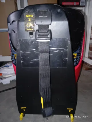 Silla coche Bebe Confort Roja giratoria