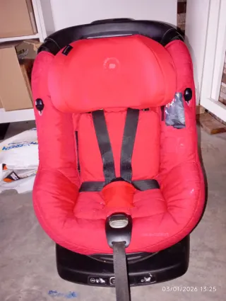 Silla coche Bebe Confort Roja giratoria