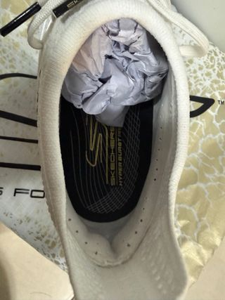 Botas Skechers SKX Elite Blancas Doradas