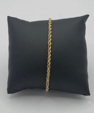 Pulsera Cordón Salomónico Oro 18k 20cm