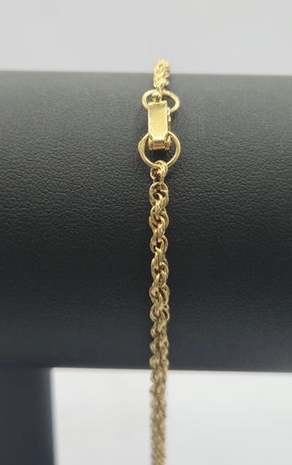Pulsera Cordón Salomónico Oro 18k 20cm