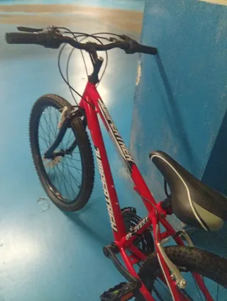 Bicicleta infantil roja