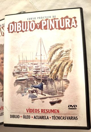 25 DVD y 5 TOMOS de Dibujo y Pintura Nuevos