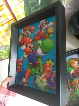 Cuadros Mario y Zelda