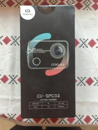 Cámara de acción COOAU CU-SPCO2 4K 60FPS