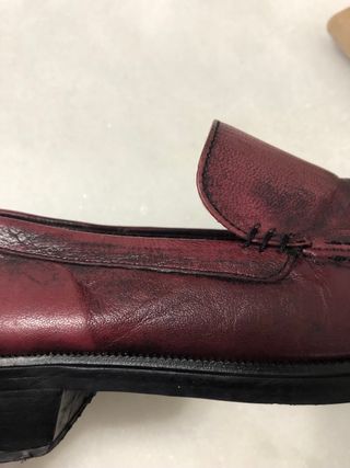 Martinelli mocasines burdeos/rosa envejecido