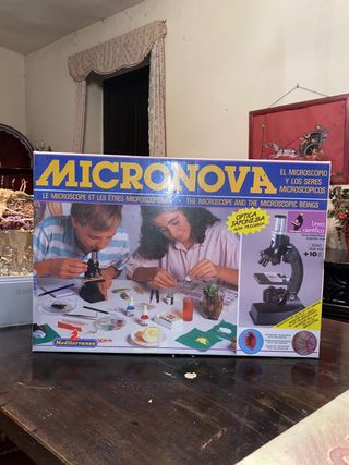 Micronova Microscopio Antiguo Años 90