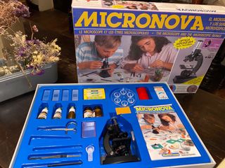 Micronova Microscopio Antiguo Años 90