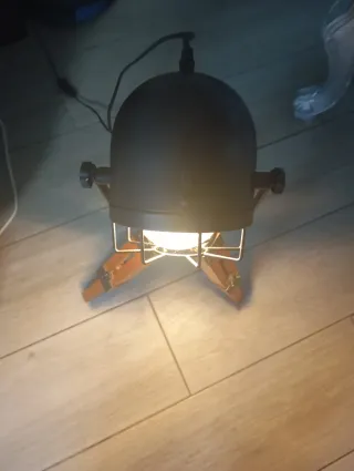 Lámpara Trípode Vintage Luz Cálida