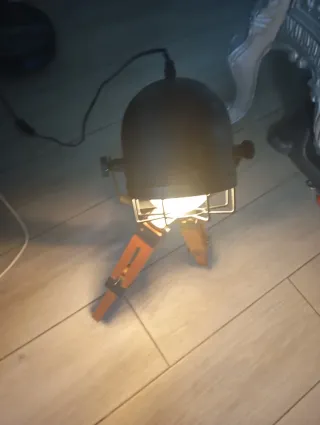 Lámpara Trípode Vintage Luz Cálida