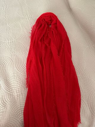 Pañuelo mujer rojo