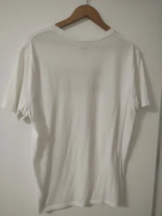 Camiseta Levi's Blanca Logo Rojo