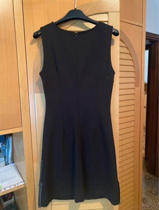 Vestito Rinascimento nero con frange