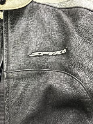Chaqueta Moto Spyke Negra y Blanca Talla 50