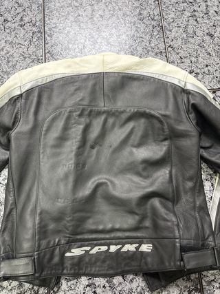 Chaqueta Moto Spyke Negra y Blanca Talla 50