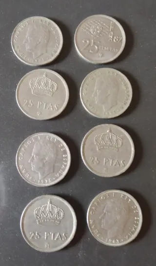 Lote de  monedas de Juan Carlos I