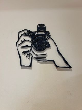 Line Art Fotocamera Reflex Stampa 3D