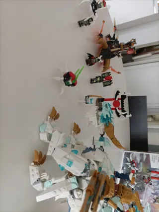Lego Ninjago Dragón Blanco Montado, y otro regalo.