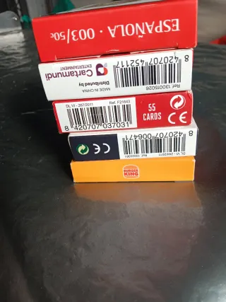 5 Paquetes de Naipes