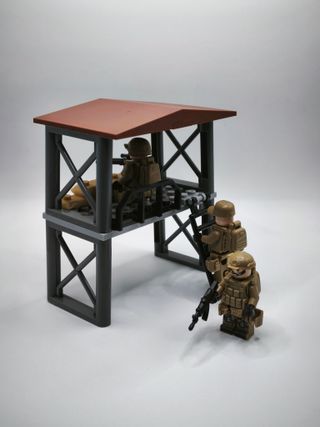 Torre Vigilancia Ancha Compatible Lego