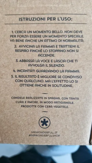 Candela profumata Ti direi di sì