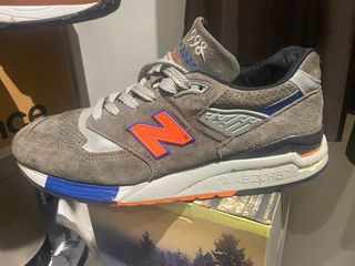 New Balance 998 Gris Naranja