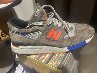 New Balance 998 Gris Naranja