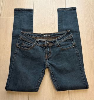 Pantalón vaquero mujer azul