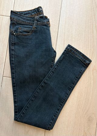Pantalón vaquero mujer azul
