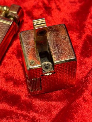 Set 3 Accendini Vintage Placcati in Oro