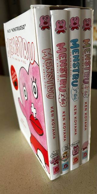 Pack menstruoso: Menstru, tu amiga fiel, vol. 1-4