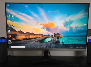 Monitor Samsung LU28R55 Negro/Plata
