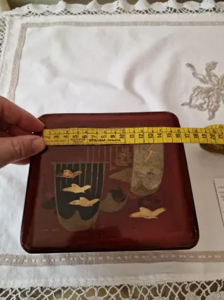 Caja japonesa madera lacada 1910