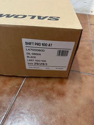 Botas de esquí montaña Salomon Shift Pro 100 AT