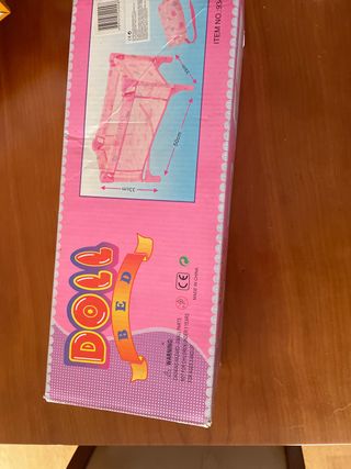 Cuna plegable para muñecas