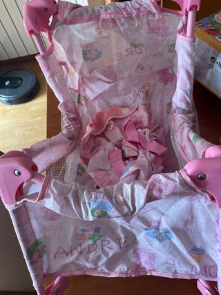 Cuna plegable para muñecas