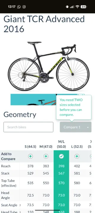 Giant Advanced 1 (Taglia ML)