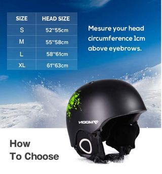 Casco Snowboard Marca: ADITAM Casco Nero Taglia L