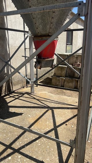 Silo metálico para granjas
