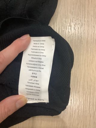 Jersey Morgan manga 3/4 negro