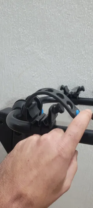 Portabicicletas y portamatriculas con luz -bola